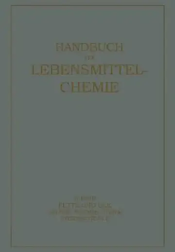 Cover of Fette Und Öle