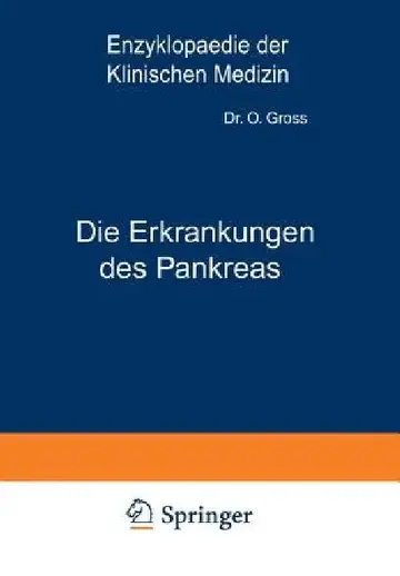 Cover of Die Erkrankungen Des Pankreas