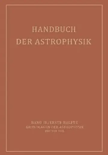 Cover of Handbuch Der Astrophysik