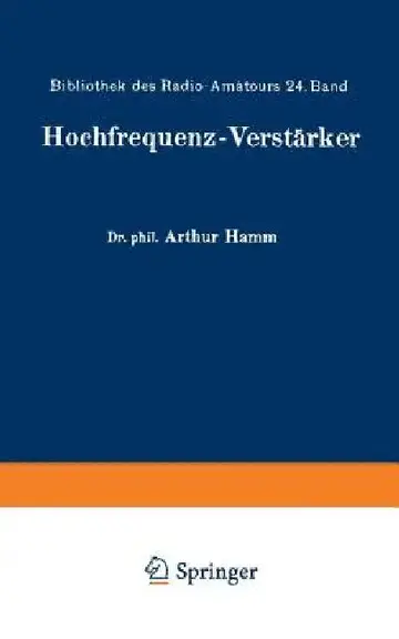 Cover of Hochfrequenz-Verstärker