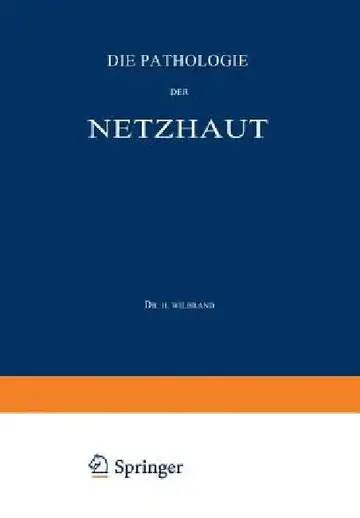 Cover of Die Pathologie Der Netzhaut