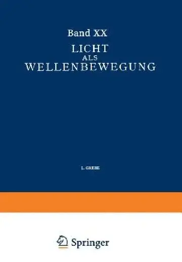 Cover of Licht ALS Wellenbewegung