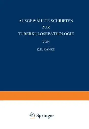 Cover of Ausgewählte Schriften Zur Tuberkulosepathologie