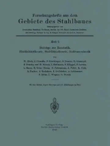 Cover of Beiträge Zur Baustatik, Elastizitätstheorie, Stabilitätstheorie, Bodenmechanik