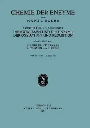 Cover of Die Katalasen Und Die Enzyme Der Oxydation Und Reduktion