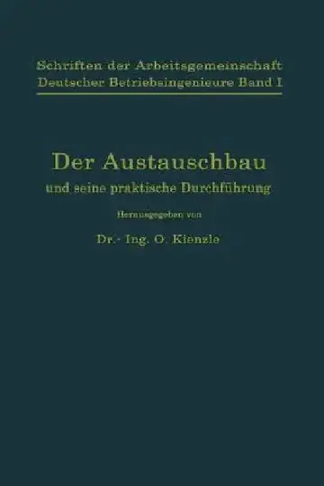 Cover of Schriften Der Arbeitsgemeinschaft Deutscher Betriebsingenieure
