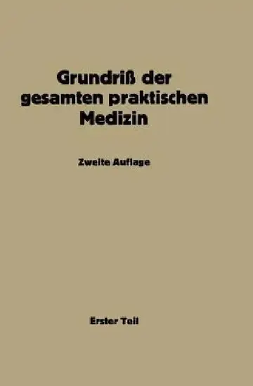 Cover of Grundriß Der Gesamten Praktischen Medizin