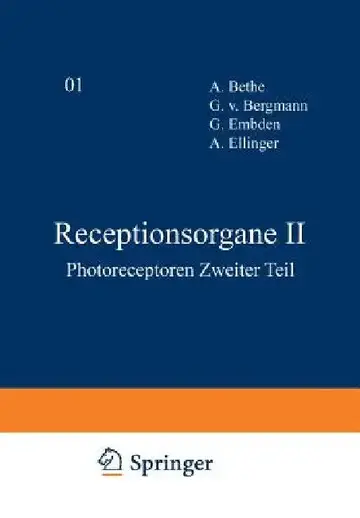 Cover of Receptionsorgane II