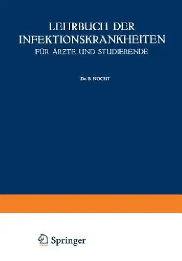 Cover of Lehrbuch Der Infektionskrankheiten Für Ärzte Und Studierende