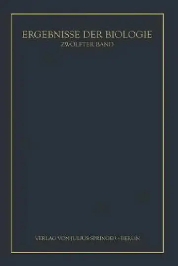 Cover of Ergebnisse Der Biologie