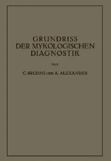 Cover of Grundriss Der Mykologischen Diagnostik