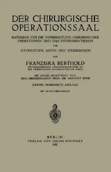 Cover of Der Chirurgische Operationssaal