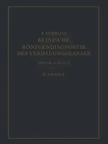 Cover of Klinische Röntgendiagnostik Des Verdauungskanals