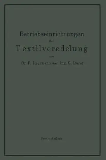 Cover of Betriebseinrichtungen Der Textilveredelung