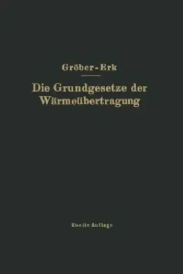 Cover of Die Grundgesetze Der Wärmeübertragung