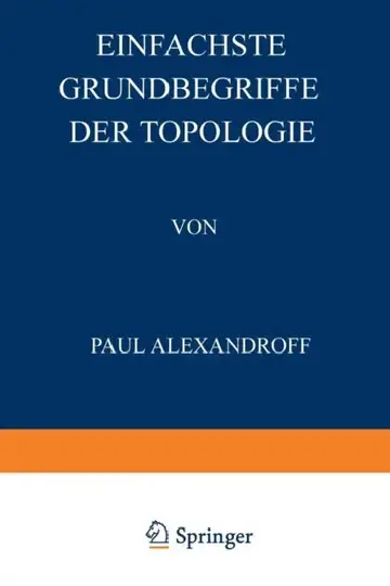 Cover of Einfachste Grundbegriffe Der Topologie