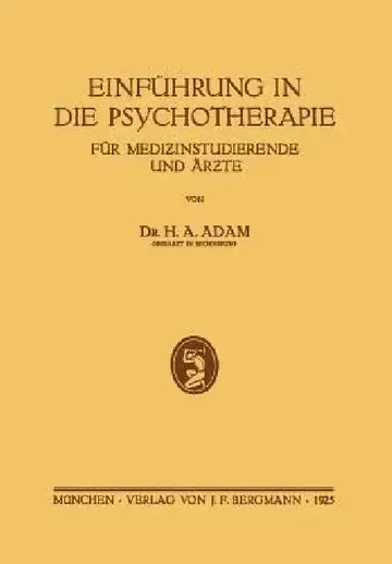 Cover of Einführung in Die Psychotherapie Für Medizinstudierende Und Ärzte