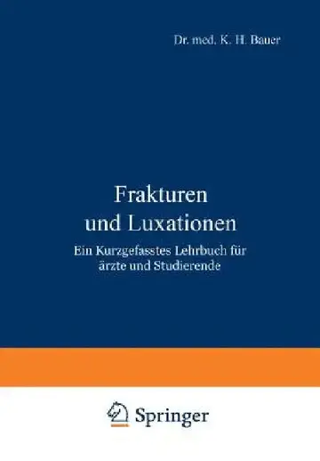 Cover of Frakturen Und Luxationen