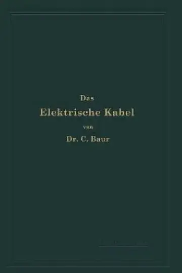 Cover of Das Elektrische Kabel
