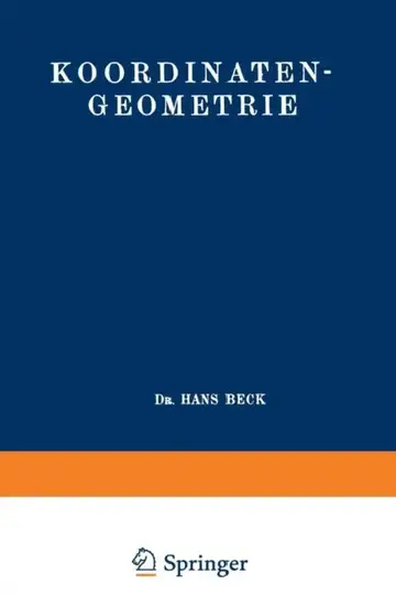 Cover of Koordinaten-Geometrie