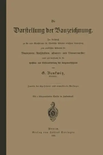 Cover of Die Darstellung der Bauzeichnung