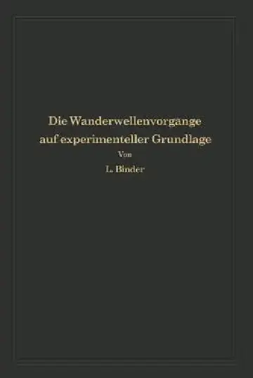 Cover of Die Wanderwellenvorgänge Auf Experimenteller Grundlage