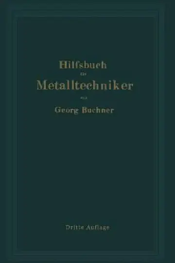 Cover of Hilfsbuch Für Metalltechniker