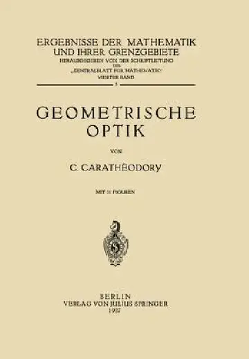 Cover of Geometrische Optik
