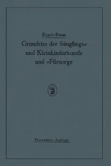 Cover of Grundriss Der Säuglings≈ Und Kleinkinderkunde