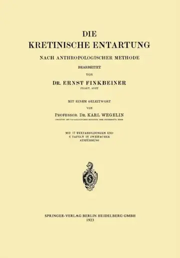Cover of Die Kretinische Entartung