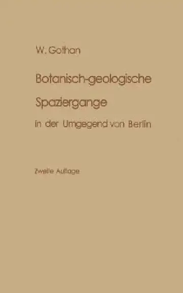 Cover of Botanisch-Geologische Spaziergänge in Der Umgegend Von Berlin