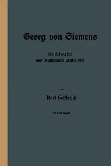 Cover of Georg Von Siemens