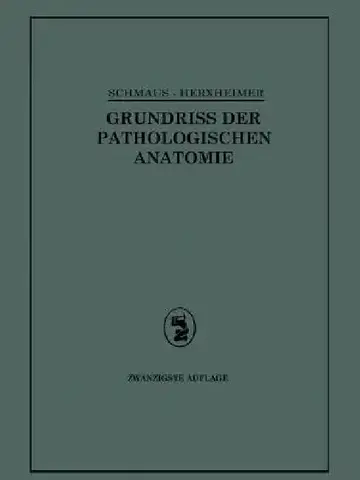 Cover of Grundriss Der Pathologischen Anatomie