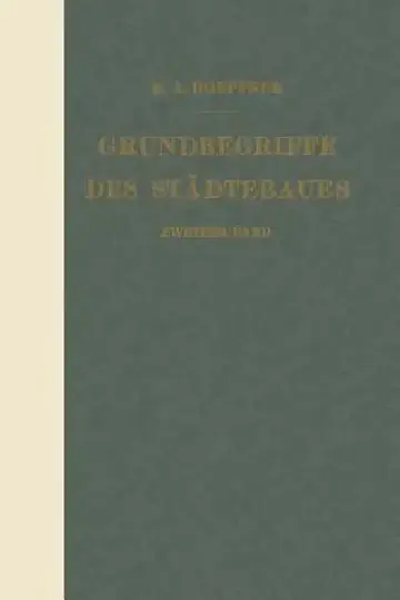 Cover of Grundbegriffe Des Städtebaues