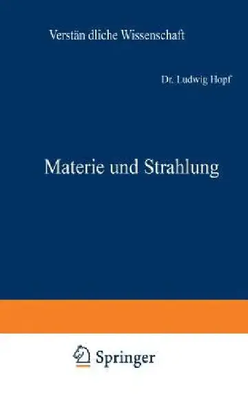 Cover of Materie Und Strahlung