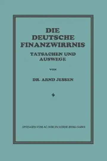 Cover of Die Deutsche Finanzwirrnis
