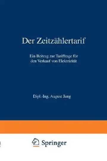 Cover of Der Zeitzählertarif