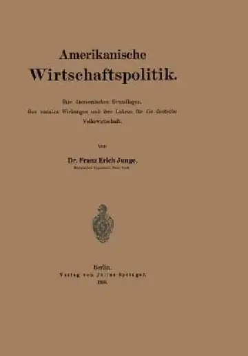 Cover of Amerikanische Wirtschaftspolitik