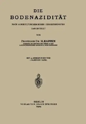 Cover of Die Bodenazidität