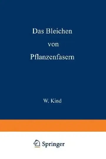 Cover of Das Bleichen Der Pflanzenfasern