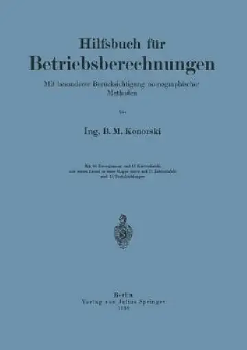 Cover of Hilfsbuch Für Betriebsberechnungen