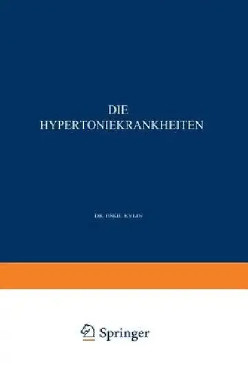 Cover of Die Hypertoniekrankheiten