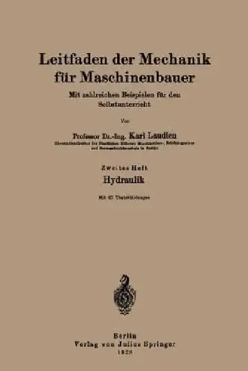 Cover of Leitfaden Der Mechanik Für Maschinenbauer
