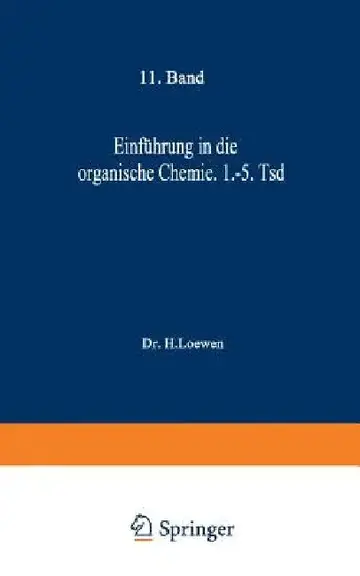 Cover of Einführung in Die Organische Chemie
