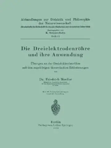 Cover of Die Dreielektrodenröhre Und Ihre Anwendung