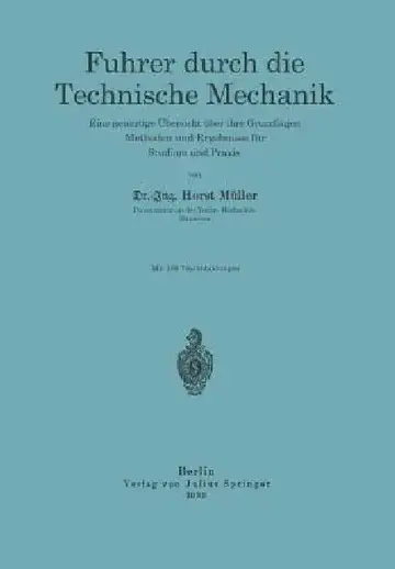 Cover of Führer Durch Die Technische Mechanik