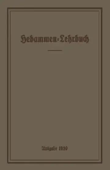 Cover of Hebammen-Lehrbuch