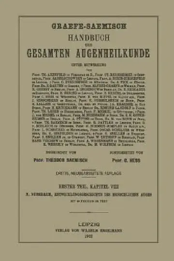 Cover of Entwicklungsgeschichte Des Menschlichen Auges