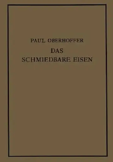 Cover of Das Schmiedbare Eisen