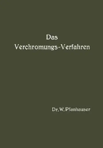 Cover of Das Verchromungs-Verfahren